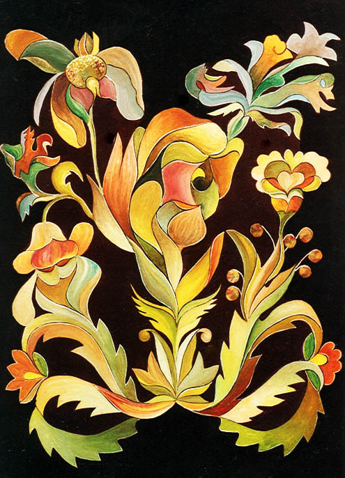 «Мати Лукаша». 1981. Картон, змішана техніка